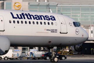 Lufthansa Airbus A321 in Frankfurt